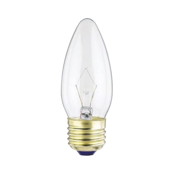 Westinghouse Westinghouse 25 W B11 Decorative Incandescent Bulb E26 (Medium) Warm White 2 pk 03731 - main